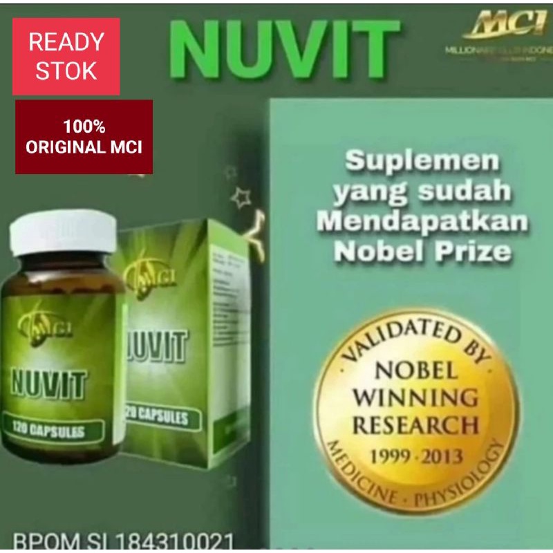 Nuvit Vitamin/Suplemen 100% ORIGINAL MCI