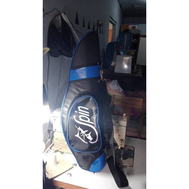 Tas pancing hardcase bahan kaku 60cm fiber