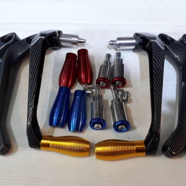 ✬R9 Proguard Hand Guard Sabit Motif Carbon karbon Yamaha Honda Suzuki Kawasaki Ninja 250 Nmax Aerox