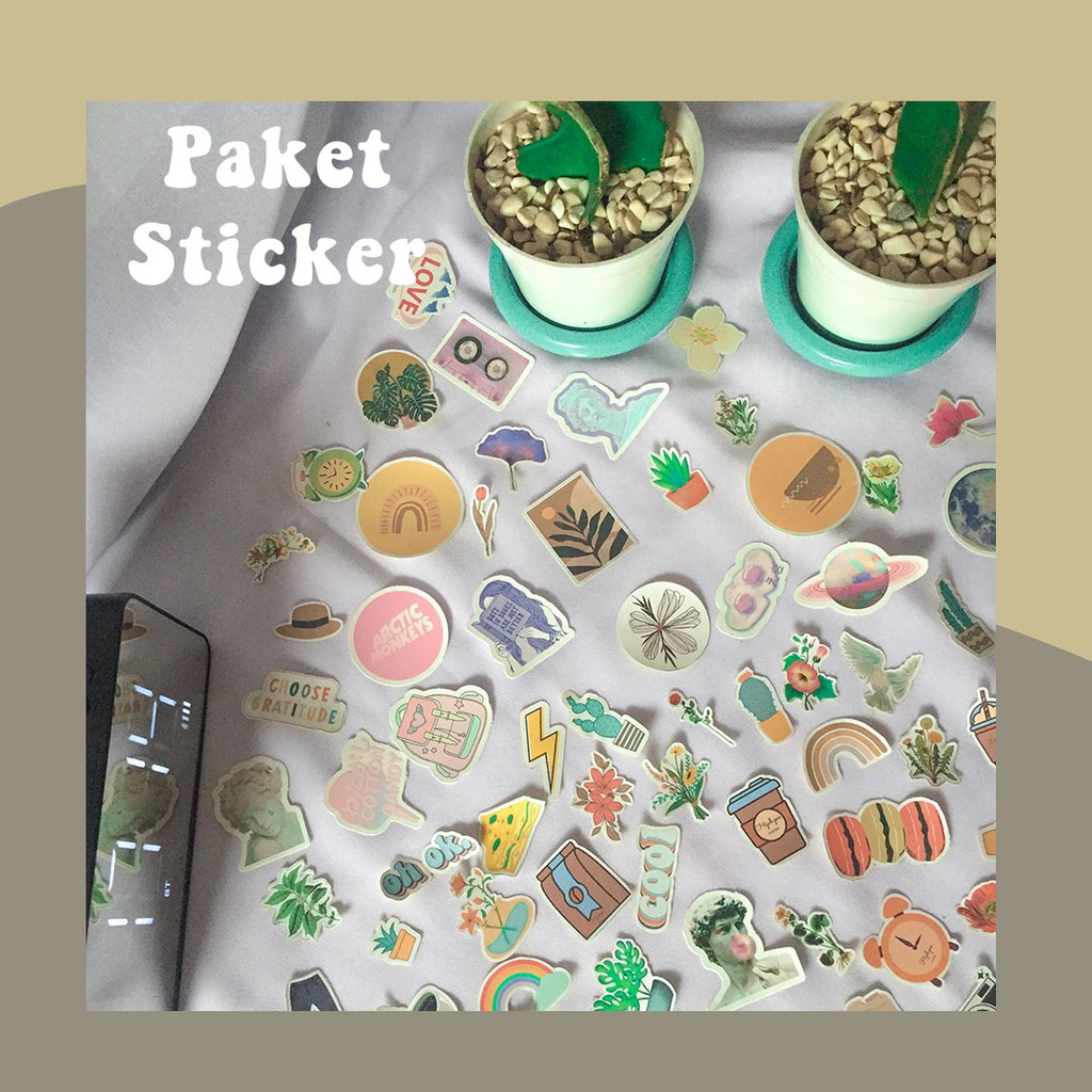 

PAKET STICKER AESTHETIC/STIKER MURAH/STICKER TUMBLR/STIKER HP/STICKERPACK