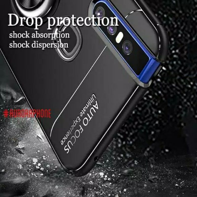 Vivo V15 Softcase Autofocus Invisible iRing Stand TPU ORIGINAL Casing