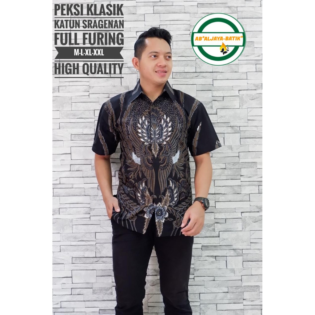 PEKSI KLASIK ALJAYA KEMEJA BATIK SOLO PRIA LENGAN PENDEK PANJANG LAPIS FURING ATASAN PREMIUM MODERN KATUN HALUS BISONO IJO CEMANI MOON CEPLOK KASATRIAN CONDRO CUWIRI KASATRIAN DEWARI ELANG GALING BIRU GALING LAWASAN GALING PURWO GEBER GUNUNGAN GEBER VIJAY