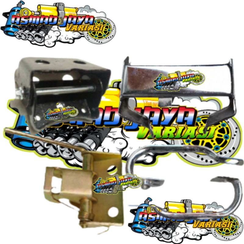 Begel C70 Pangkon Engsel dan Kunci Jok Satu Paket Untuk Motor Honda C70 SATU PAKET MOTOR HONDA C70 L