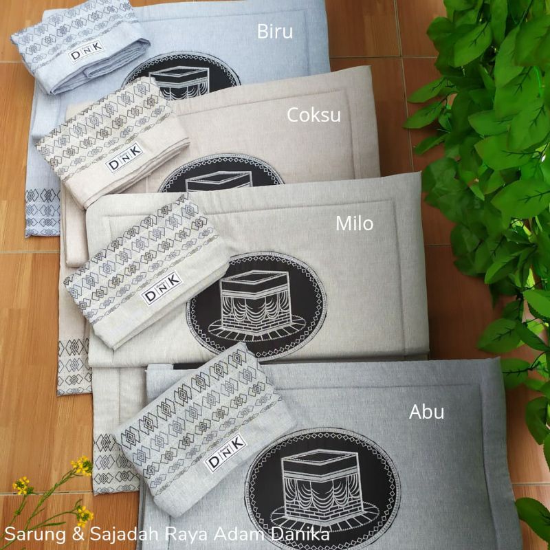 Paket Sajadah dan Sarung Raya Motif Bata