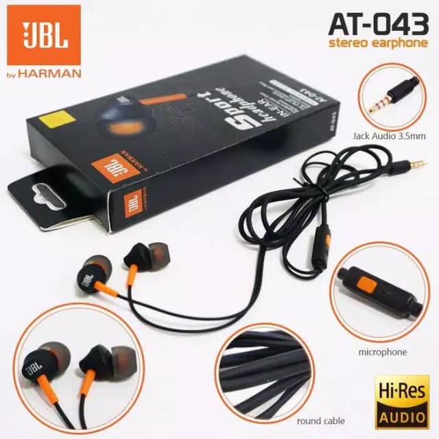 HANDSFREE/HEADPHONE/EARPHONE/HEADSET AT043 JBL