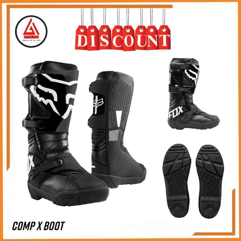 BOOTS FOX COMP X, SEPATU FOX COMP X, SEPATU TRAIL FOX, SEPATU ENDURO