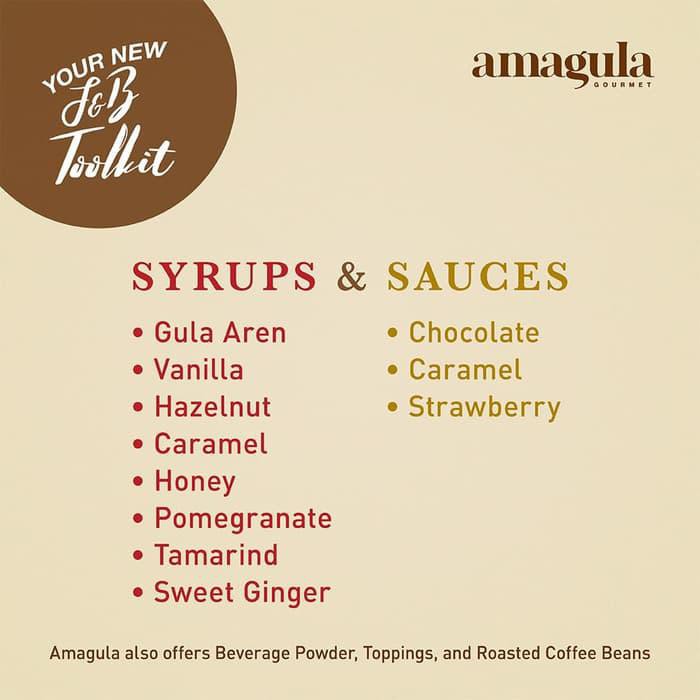 

750ML AMAGULA CHOCOLATE SAUCE / 100% HALAL / SYRUP / HORECA - 750ML LABEL