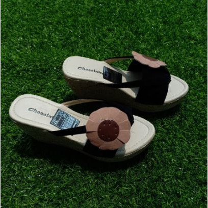 sandal wedges bunga