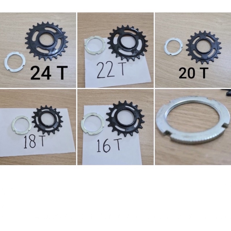 Gear Doltrap 16T, 18T, 20T, 22T, 24T gir cog single fixie gir mati