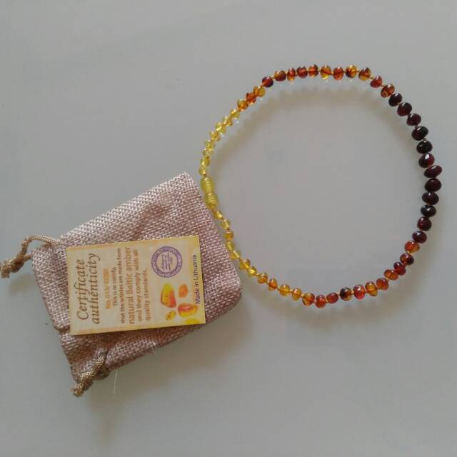 original amber teething necklace