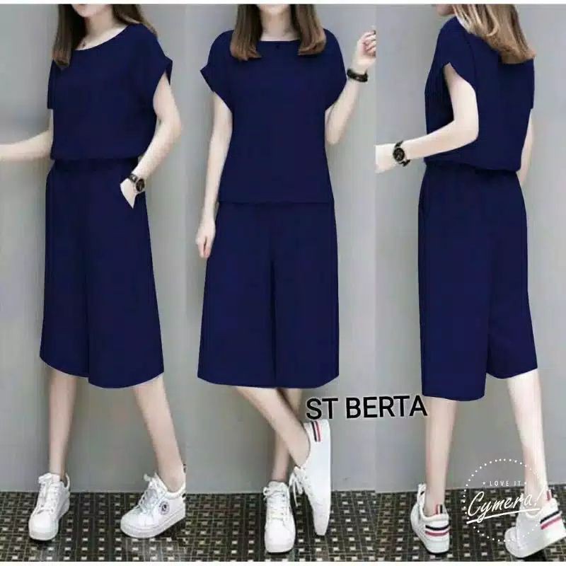 Setelan Berta Bahan Babyterry Set Berta Babyterry