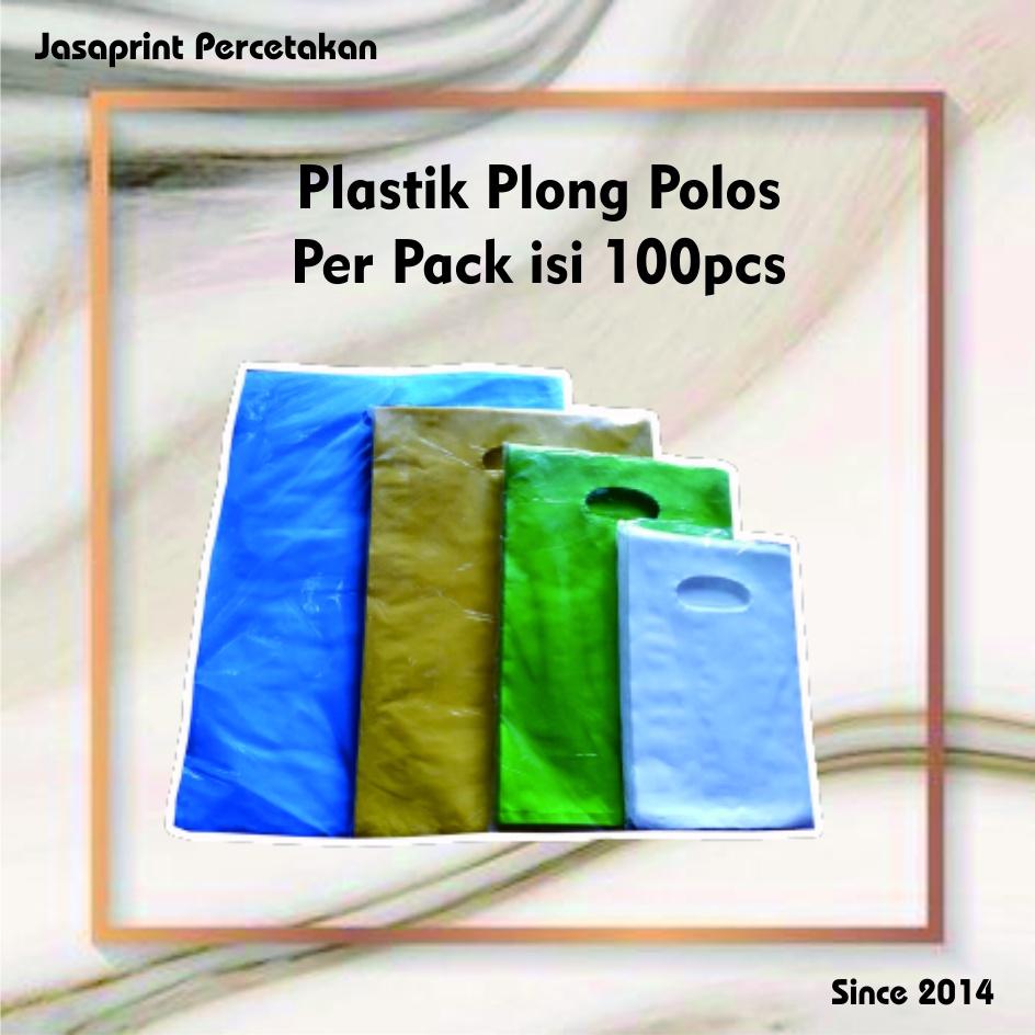 

plastik plong tanpa sablon