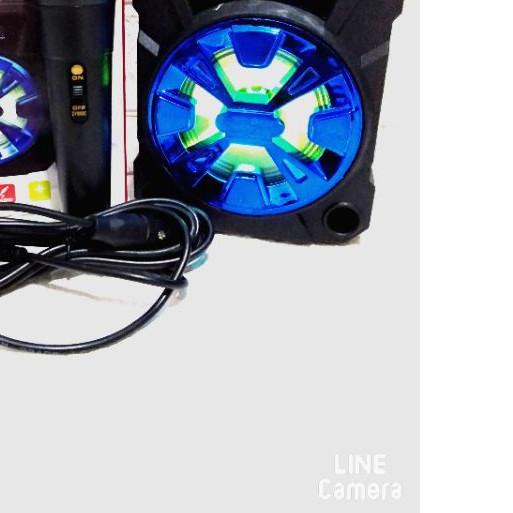 ★ Speaker Bluetooth Karoeke XTM-168 Bonus Mic karaoke/Mp3 Pleyer/FM Radio/Super Bass ❀