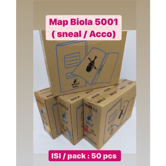 

READY Map Biola 5001 (1 karton) Snel / Acco - Merah MURAH