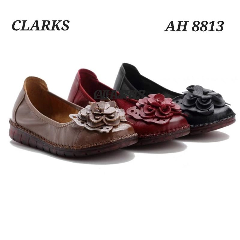 Clarks Bunga Buterfly / Sepatu wanita clarks kulit asli / clarks bunga Buterfly