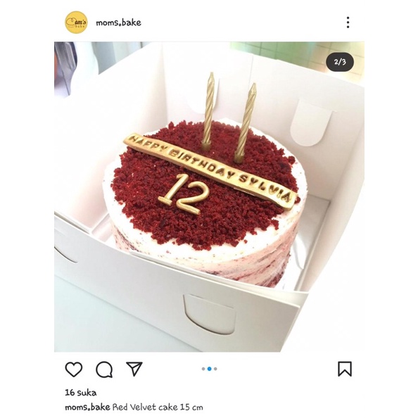 

red velvet cake 15cm