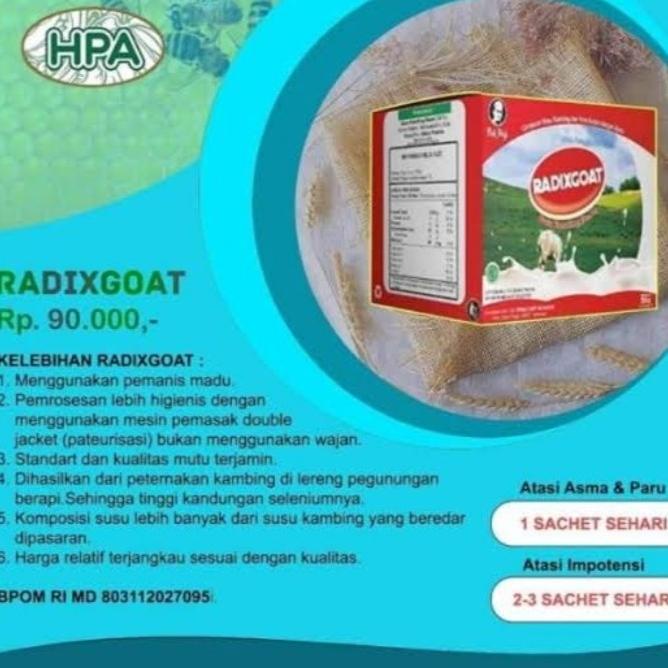 

[COD] Radix Goat Radixgoat HPA Susu Kambing Ettawa Premium [COD]