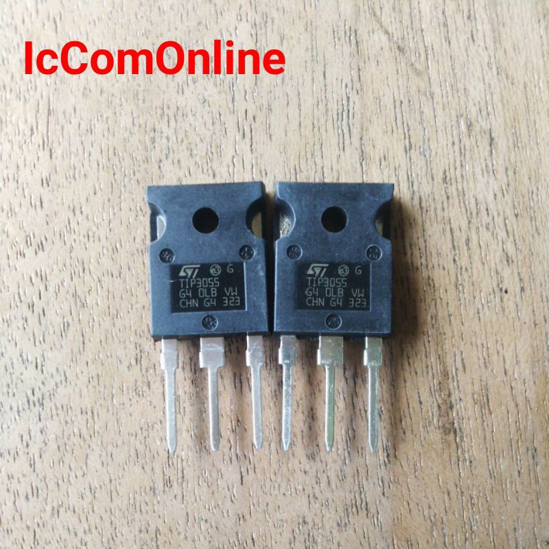 1 Set Transistor TIP2955/TIP3055 ST TIP 2955 TIP 3055 ST