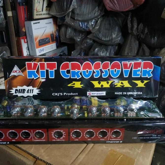 Box Plus Kit Crossover 4Way Ckj Dhb 411 / Paket Crossover Ckj Dhb 411