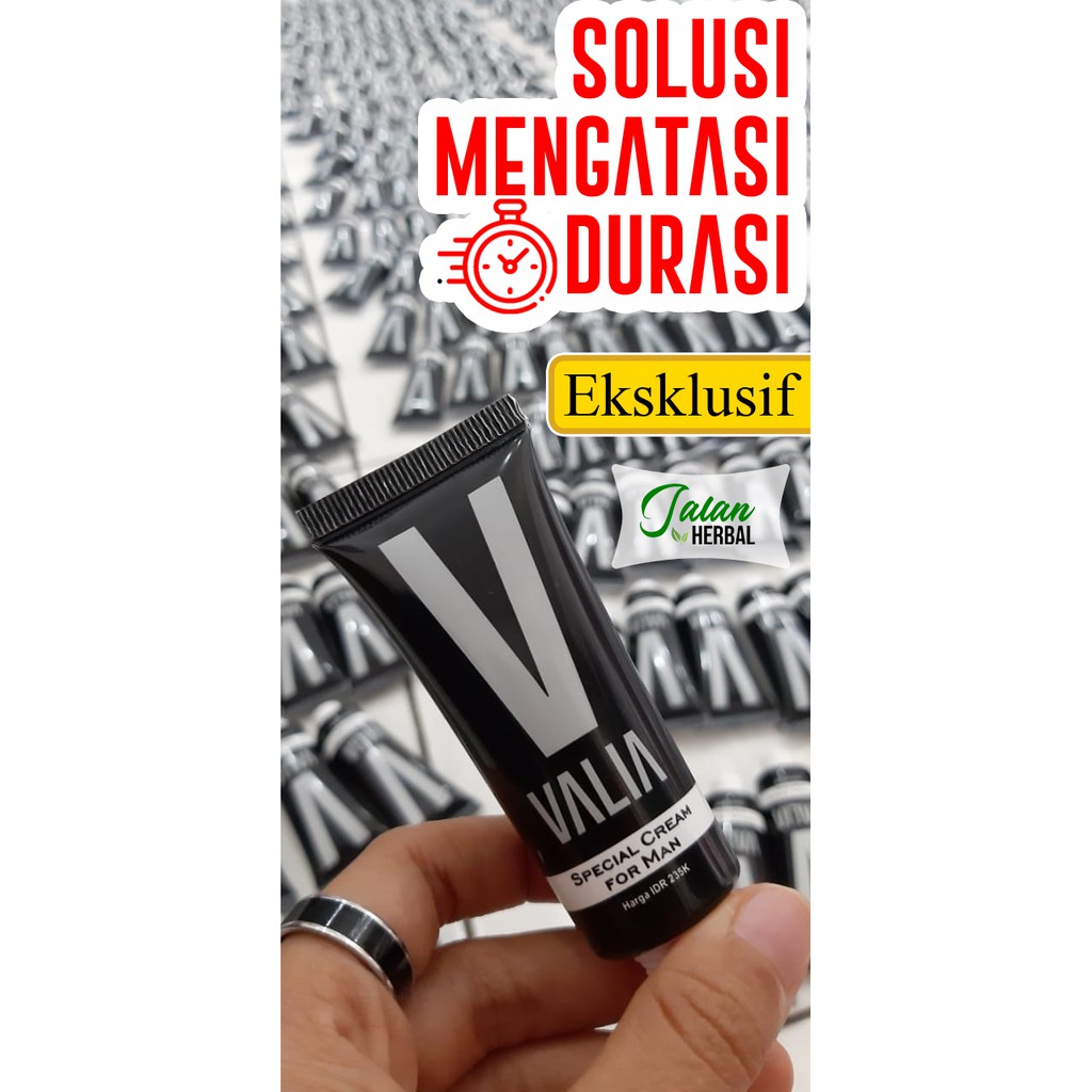 VALIA Obat Pria Krim Kuat Oles Tahan Lama Laki laki Atasi Ejakulasi-Dini Special Cream for Man
