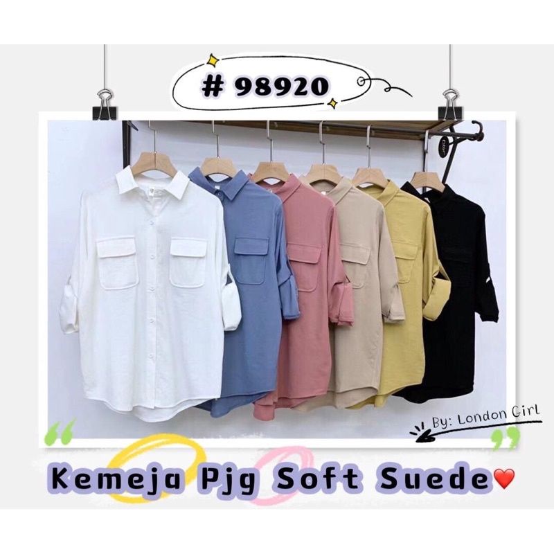 Kemeja import London Girl