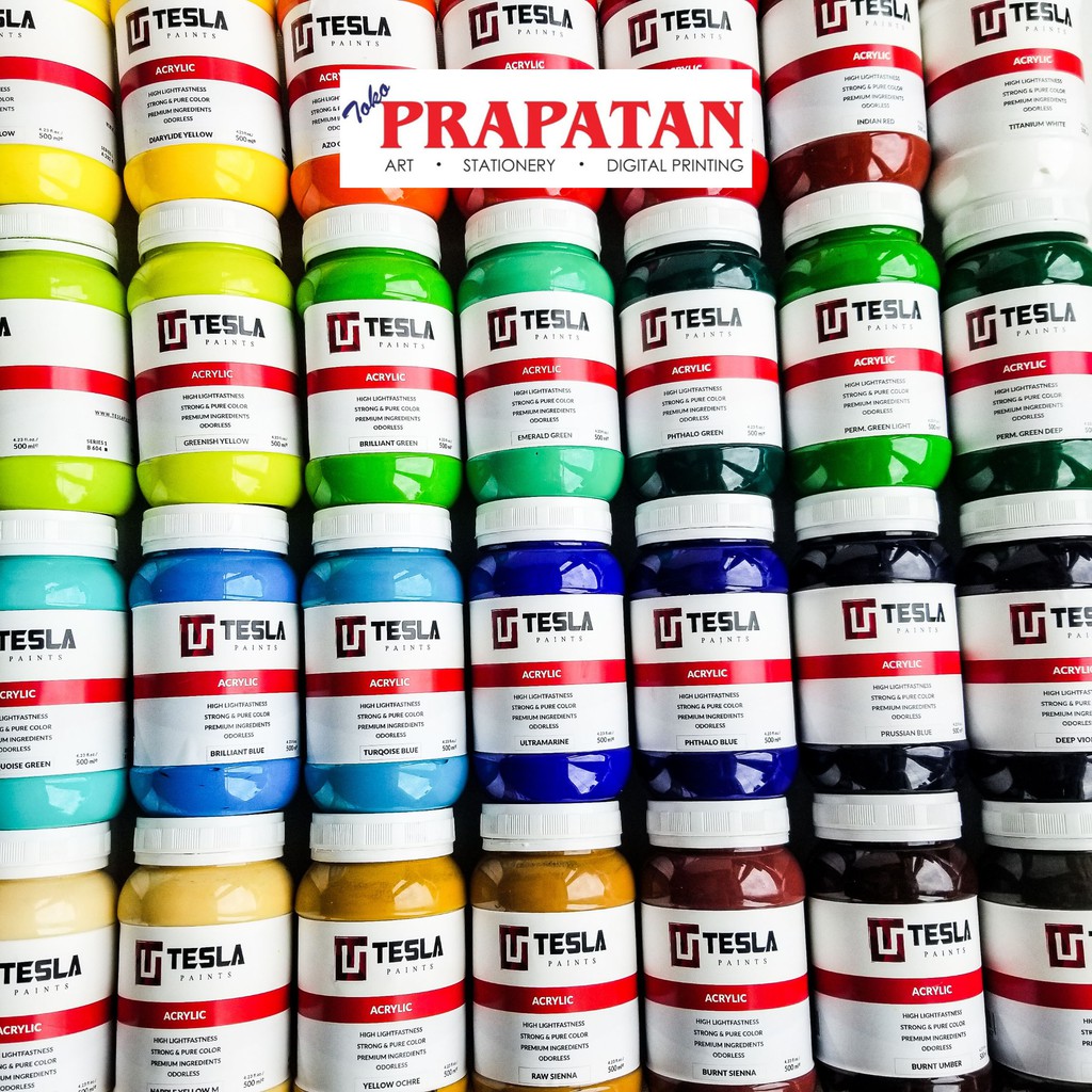 

ghg Cat Akrilik Tesla ml 37 Warna Lengkap