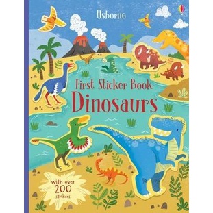 First Sticker Book Dinosaurs book