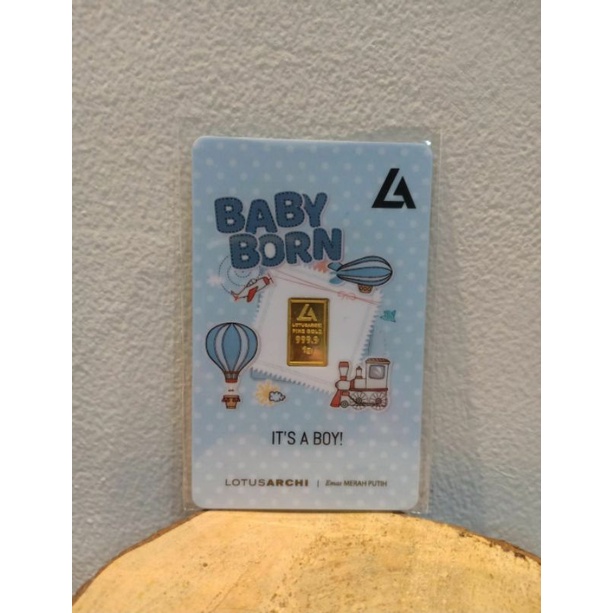 Baby Born Boy, emas mini LA 0,5 gr