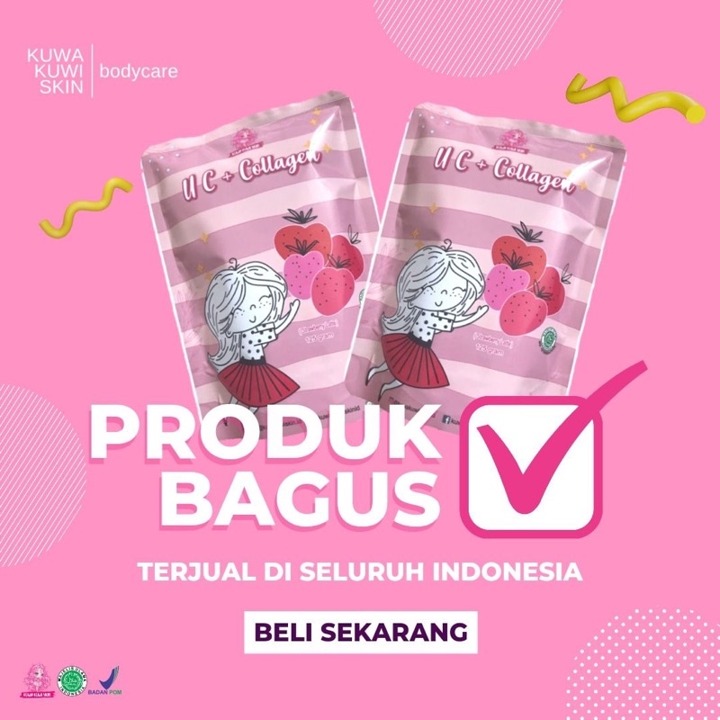 (FREE GIFT )UC+Collagen kuwa kuwi skin Susu pemutih badan