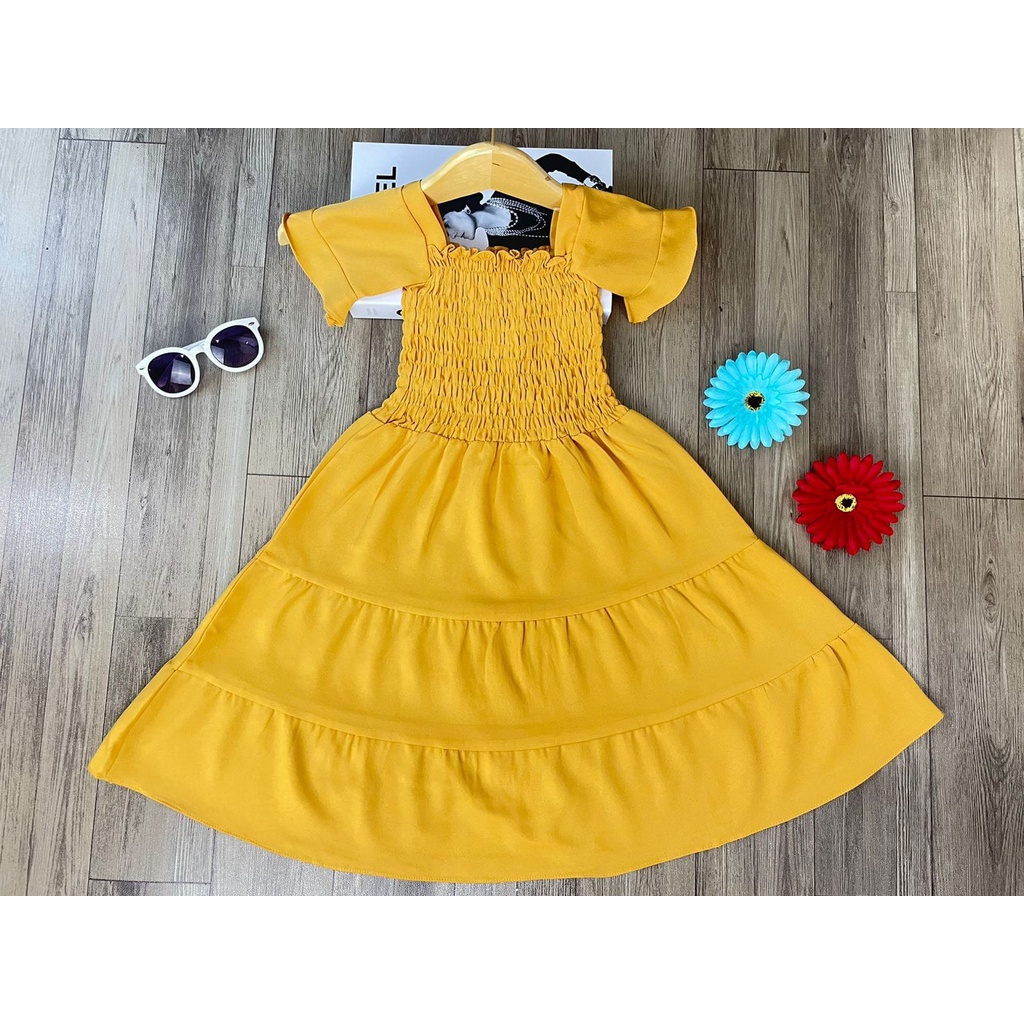 HOPYLOVY - Dress Anak Perempuan Umur 5-7 Tahun / Gaun Anak Perempuan Kiera Kids