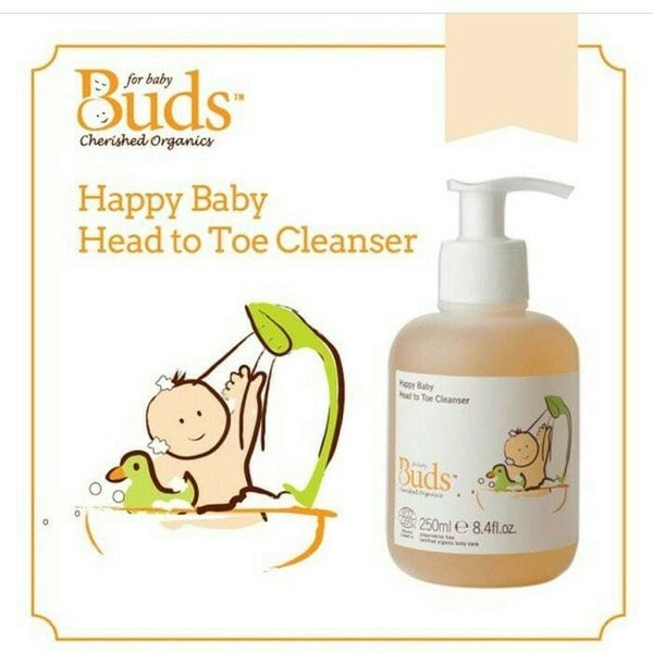 Buds Cherished Organics - Happy Baby Head To Toe Cleanser 250ml