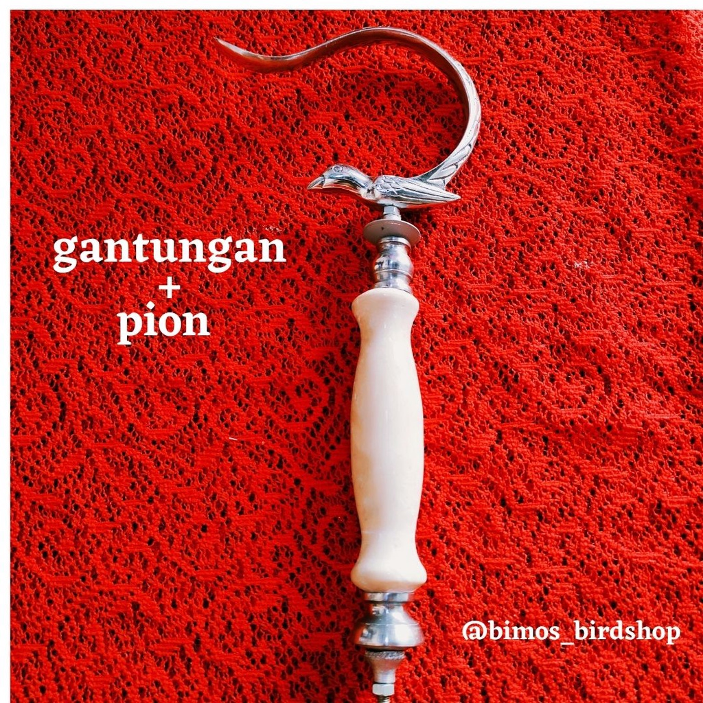 GANTUNGAN SANGKAR BURUNG CANTOLAN SANGKAR PLECI BRANJANGAN  PLUS PION PLECI KANDANG PLECI