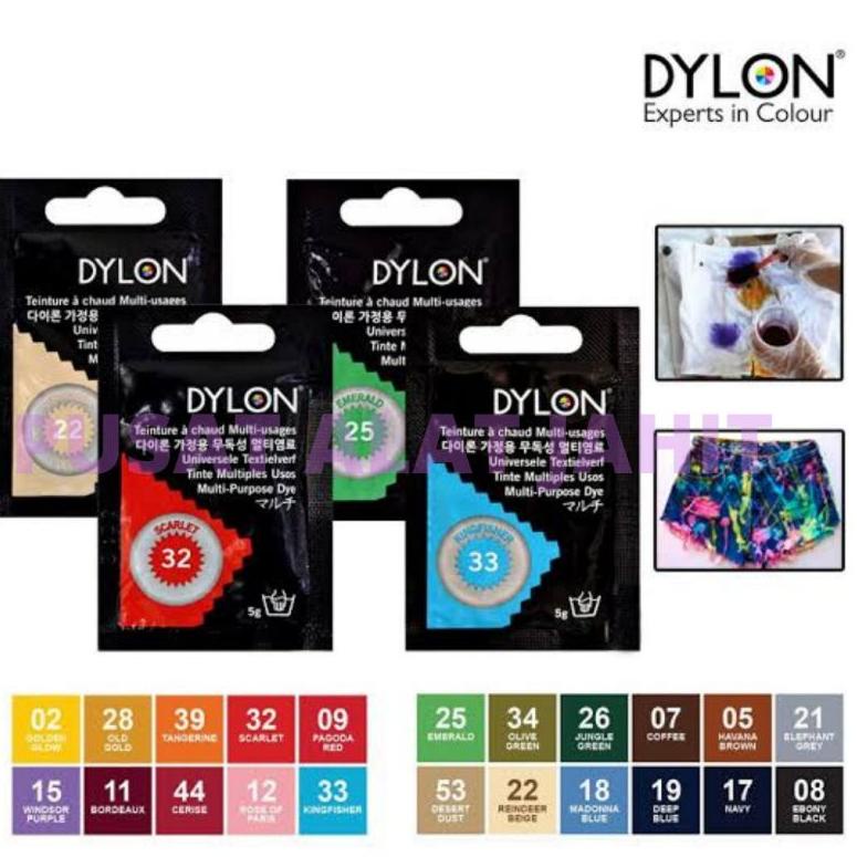 [KODE PRODUK RPZWT8196] ASLI DYLON DILON DYPRO WANTEK WANTEX PEWARNA PERMANEN PATEN BAGUS PAKAIAN BA