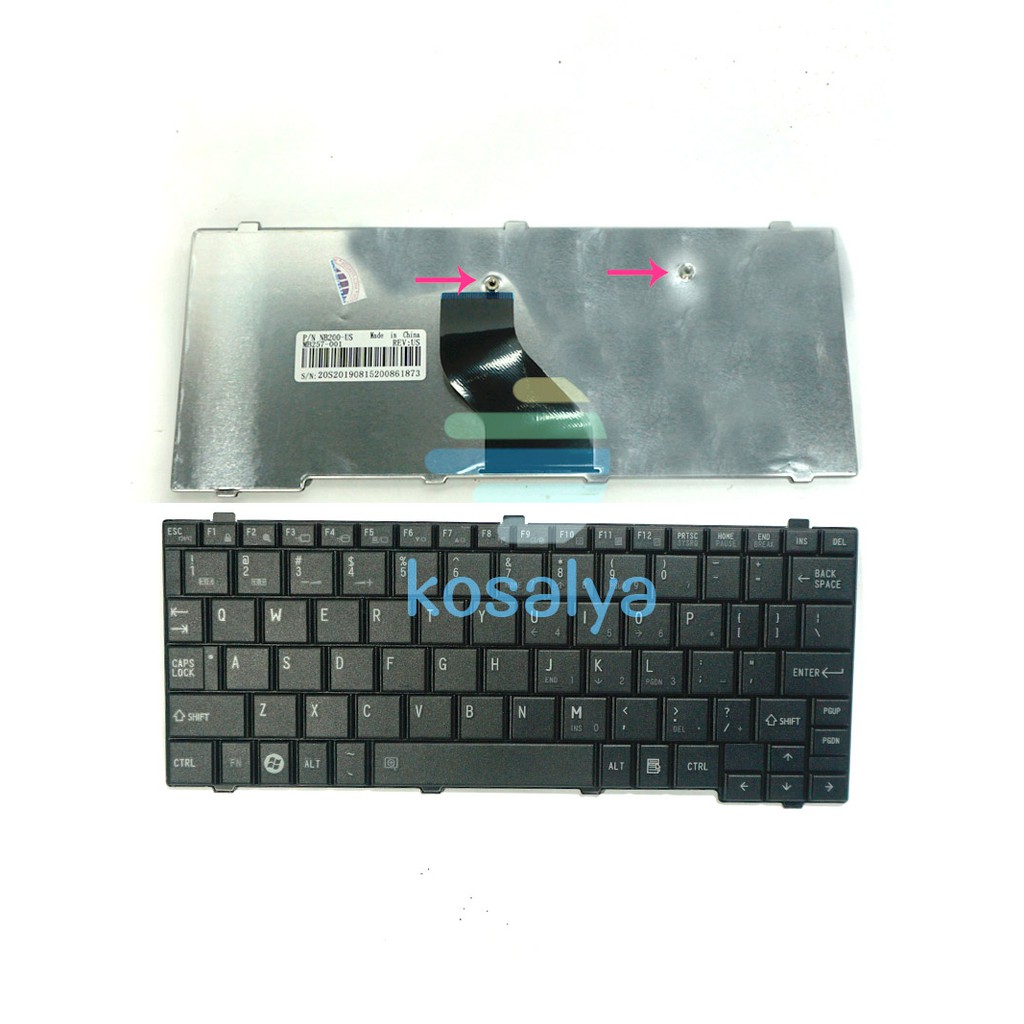 ORIGINAL Keyboard Toshiba Mini NB500 NB505 NB510 NB520 NB200 NB205 NB250