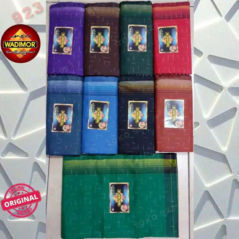 Wadimor Kain Sarung Wadimor Motif Hujan Gerimis 777 Sarung Tenun Wadimor (Bisa Cod)