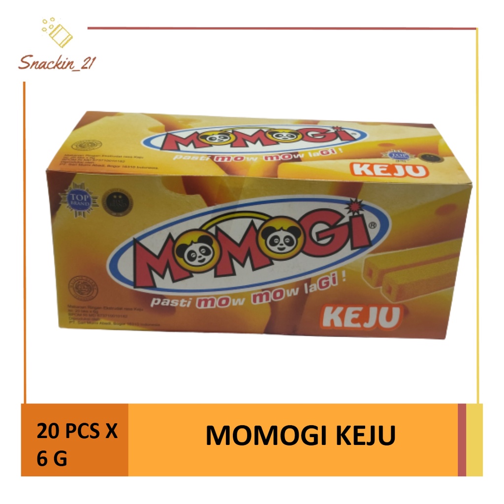 

Wafer Momogi Rasa Keju ( 1 Pack isi 20 pcs x 6 gr)