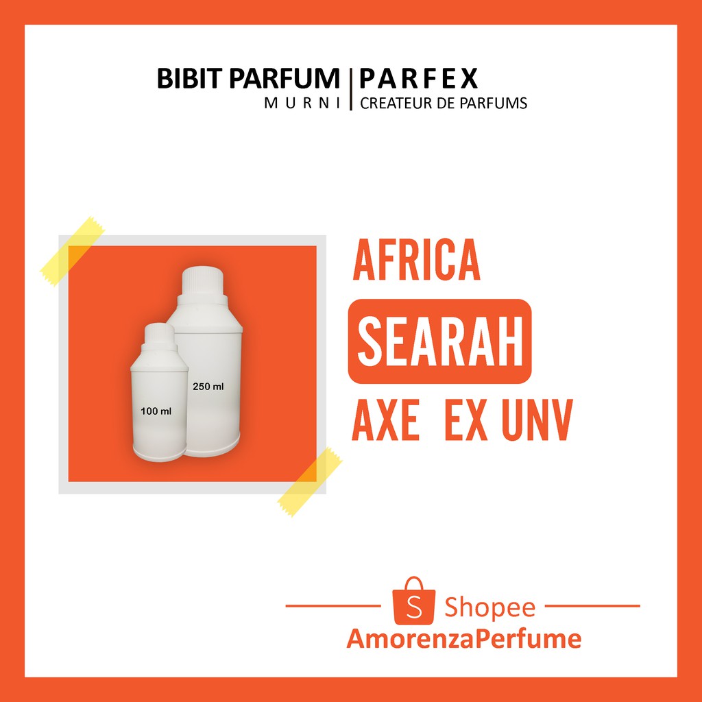 AFRICA BIBIT PARFUM PARFEX ORIGINAL 100% MURNI TANPA CAMPURAN / BIBIT PARFUM / BIBIT MINYAK WANGI / PARFUM PRIA TAHAN LAMA ORI / PARFUM WANITA TAHAN LAMA ORI