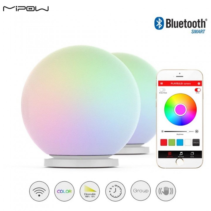 MIPOW PLAYBULB Sphere BTL-301W - Creative Atmosphere Smart LED Lamp