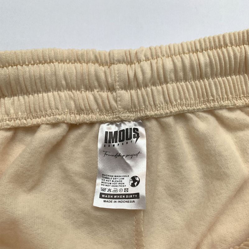 Imous.co Celana pendek boarshort short pants cream