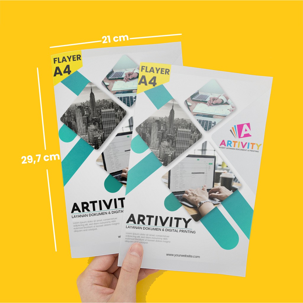

CETAK Brosur Flyer Pamflet AP150gr Digital Printing MURAH