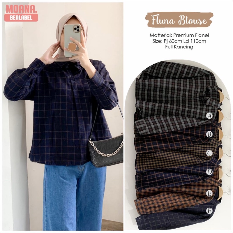Atasan Blouse wanita dari Moana/FLUNA BLOUSE