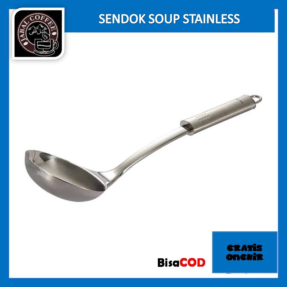 Sendok Soup Stainless / Sendok Sayur / Centong Stainless Steel 08