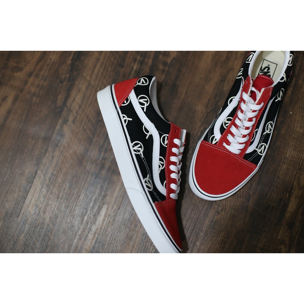 Vans Oldskool Circle V Red Black Original