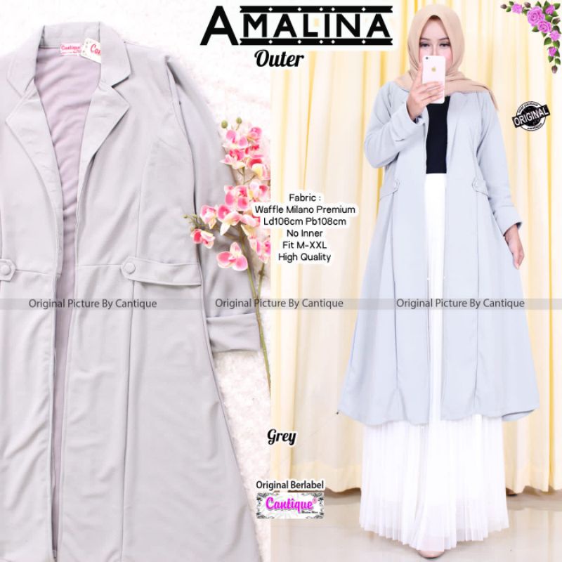 AMALINA BLAZER BY CANTIQUE (BLAZER MUSLIMAH) Blazer wanita rekomended