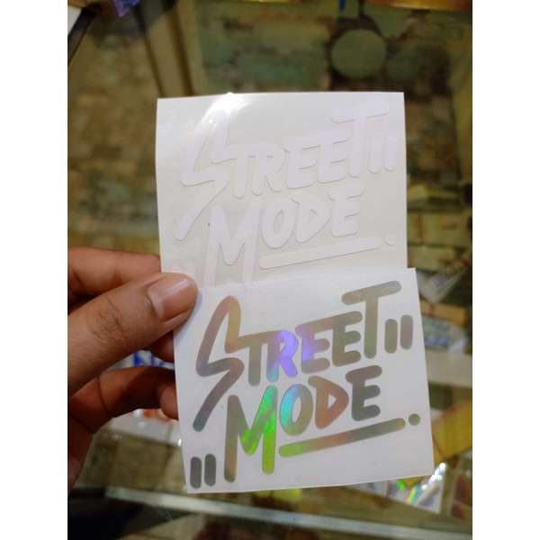 sticker cutting STREET MODE