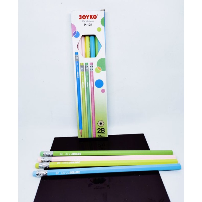 

Pensil 2B Joyko P-121 / Pencil 2B joyko isi 12pcs