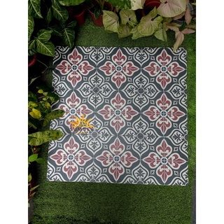 Jual Lantai Keramik Motif/Keramik Lantai Warna Pink/Lantai Kekinian