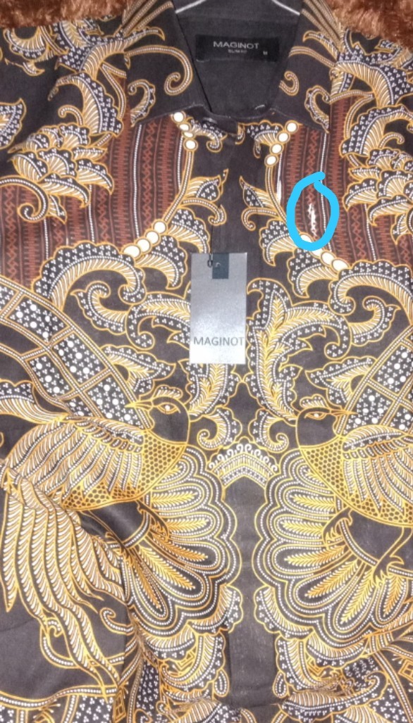 Maginot Kemeja Batik Pria Nakula-ls Lengan Panjang