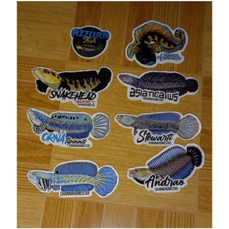 

STIKER CHANNA HOMESTAY PACK (isi 8 pcs) original "LIMITED EDITION