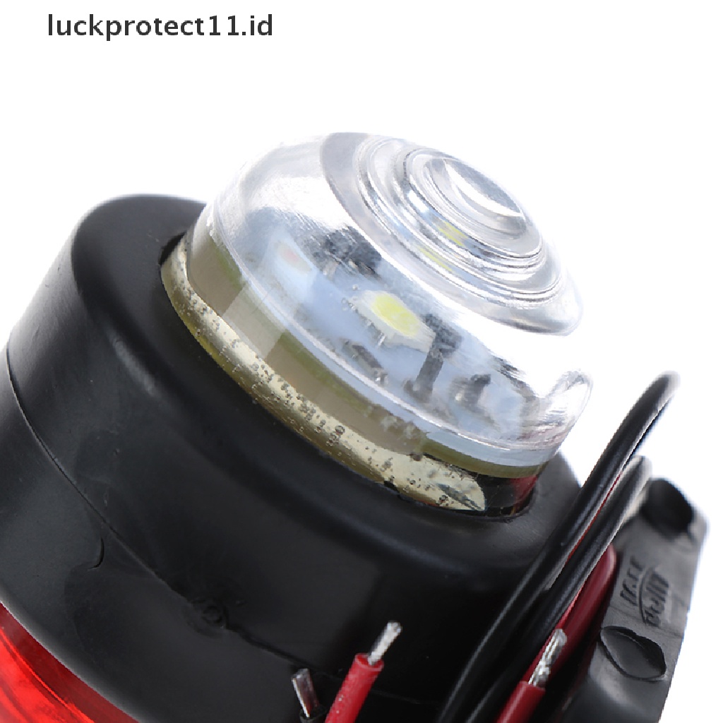 &lt; Luckprotect11. &lt; LuckproteksiId &gt; Lampu Samping Led Warna Putih Untuk Truk / Trailer / Caravan